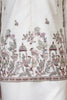 Charming White Thread Embroidered Silk Men Kurta With Pant And Jacket