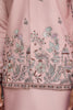 Incredible Pink Thread Work Silk Designer Men Kurta With Pant And Jacket