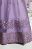 Beautiful Lavender Sequins Net Bridesmaid Lehenga Choli With Dupatta