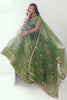 Stunning Green Sequins Net wedding Wear Lehenga Choli With Dupatta