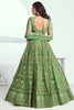 Stunning Green Sequins Net wedding Wear Lehenga Choli With Dupatta