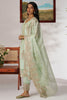 Glamorous Pista Green Embroidered Organza Festival Wear Pant Suit