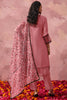 Awesome Pink Thread Work Georgette Wedding Wear Salwar Kameez