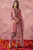 Awesome Pink Thread Work Georgette Wedding Wear Salwar Kameez