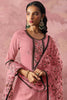 Awesome Pink Thread Work Georgette Wedding Wear Salwar Kameez