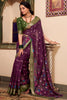 Beautiful Wine Color Kalamkari Printed Office Wear Saree With Blouse