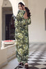 Delightful Mehendi Green Floral Printed Georgette Event Wear Saree