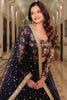 Adorable Navy Blue Sequins Net Reception Wear Lehenga Choli