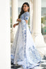 Amazing White Thread Embroidered Satin Sangeet Wear Lehenga Choli