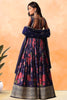 Adorable Purple Floral Printed Chinon Festival Wear Lehenga Choli