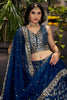 Beautiful Dove Blue Zari Work Silk Traditional Lehenga Choli With Dupatta