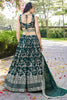 Awesome Green Zari Embroidered Silk Mehendi Wear Lehenga Choli