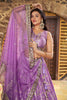 Attractive Lavender Zari Work Silk Bridesmaid Lehenga Choli With Dupatta