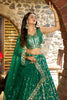 Adorable Light Green Zari Embroidered Silk Sangeet Wear Lehenga Choli