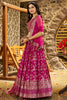 Fascinating Rani Pink Zari Work Lehenga Choli With Organza Dupatta