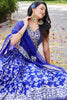 Mesmerizing Royal Blue Zari Embroidered Silk Lehenga Choli