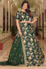 Marvelous Bottle Green Dori Work Art Silk Lehenga Choli With Dupatta