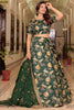 Marvelous Bottle Green Dori Work Art Silk Lehenga Choli With Dupatta