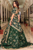 Marvelous Bottle Green Dori Work Art Silk Lehenga Choli With Dupatta