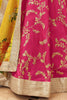 Ravishing Pink Sequins Art Silk Wedding Wear Lehenga Choli