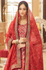 Amazing Red Embroidered Art Silk Sangeet Wear Lehenga Choli