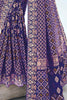 Wonderful Purple Bandhani Printed Georgette Event Wear Saree 