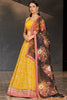 Marvelous Yellow Sequins Georgette Haldi Wear Lehenga Choli