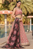 Splendid Pink Embroidered Georgette Reception Wear Lehenga Choli