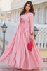 Beautiful Pink Bandhej Print Chinon Event Wear Gown