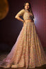 Beautiful Light Brown Sequins Net Wedding Wear Lehenga Choli