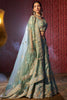 Ravishing Pista Green Thread Work Organza Designer Lehenga Choli