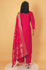 Precious Rani Pink Cord Embroidery Silk Function Wear Pant Suit