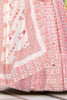 Captivating Light Pink Digital Printed Silk Traditional Gown With Dupatta