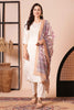 Wonderful Cream Embroidered Chanderi Silk Function Wear Pant Suit