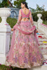 Spectacular Pink Sequins Net Bridesmaid Lehenga Choli With Dupatta