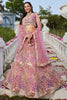 Spectacular Pink Sequins Net Bridesmaid Lehenga Choli With Dupatta