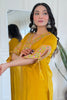 Lovely Yellow Embroidered Viscose Haldi Wear Pant Suit With Dupatta