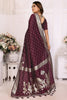 Surprising Brown Zari Weaving Silk Festival Wear Saree With Blouse