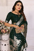 Incredible Teal Green Zari Weaving Kochi Silk Function Wear Saree