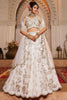 Captivating Off-White Sequins Tissue Silk Wedding Wear Lehenga Choli