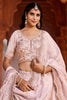 Fantastic Coral Pink Tissue Silk Bridesmaid Pastel Lehenga Choli