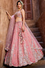 Fabulous Pink Embroidered Silk Bridesmaid Lehenga Choli With Dupatta