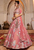 Surprising Pink Sequins Net Bridal Pastel Lehenga Choli With Dupatta