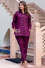 Adorable Purple Hand Work Silk Festival Wear Co-Ord Set