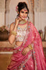 Special Cream Thread Embroidered Tissue Silk Wedding Lehenga Choli