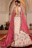 Special Cream Thread Embroidered Tissue Silk Wedding Lehenga Choli