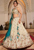 Glamorous Cream Thread Embroidered Silk Designer Lehenga Choli