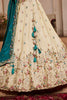 Glamorous Cream Thread Embroidered Silk Designer Lehenga Choli