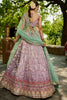 Enchanting Lavender Thread Work Silk Bridesmaids Lehenga Choli