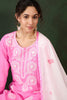 Enchanting Pink Embroidered Rayon Casual Wear Pant Suit With Dupatta